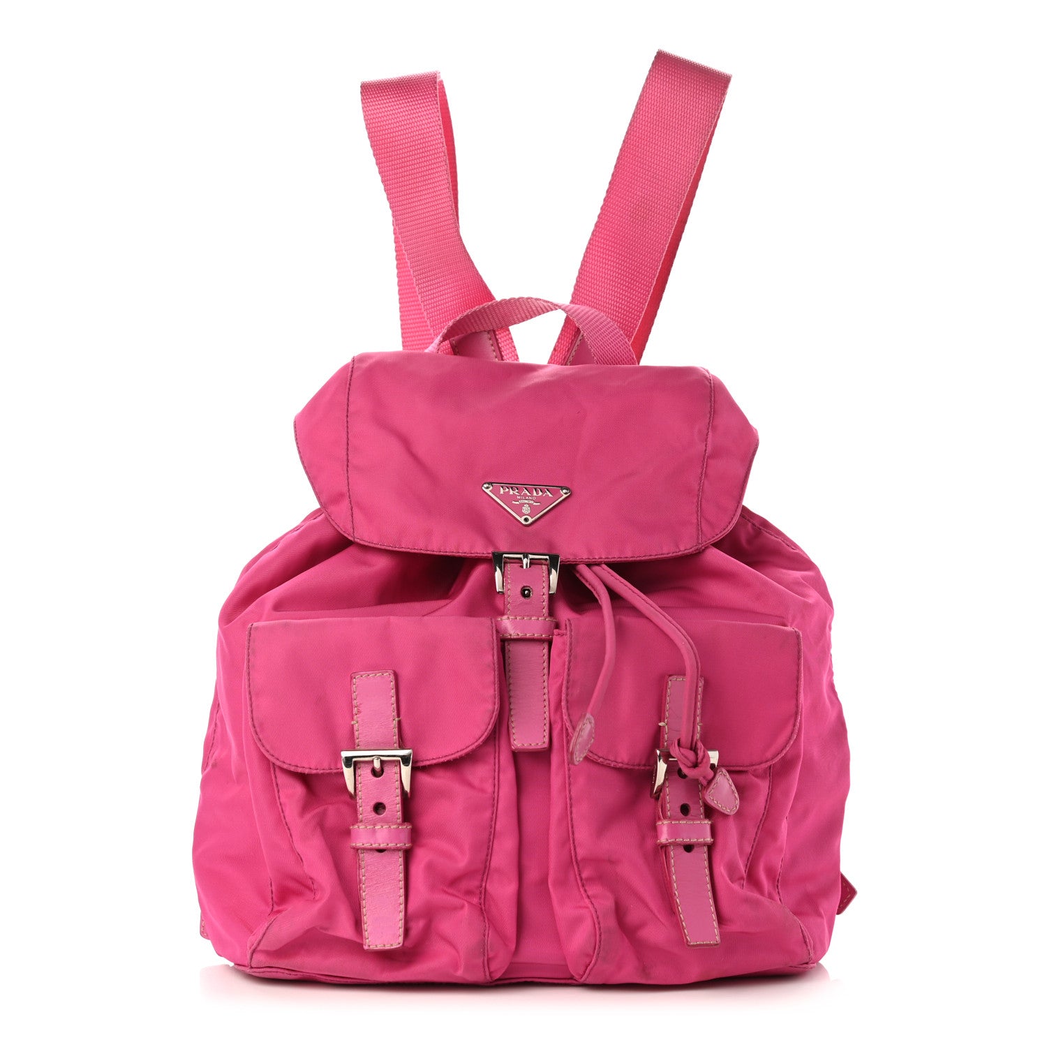 Prada Nylon Vela Backpack Fuxia 1 of 15