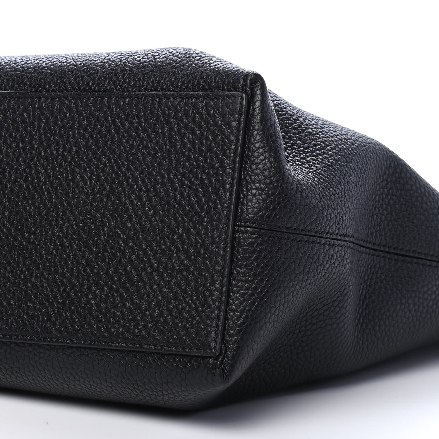 Valentino Garavani Grained Calfskin Rockstud Shoulder Tote Black 8 of 8