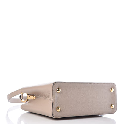 Louis Vuitton Taurillon Capucines PM Galet 4 of 9