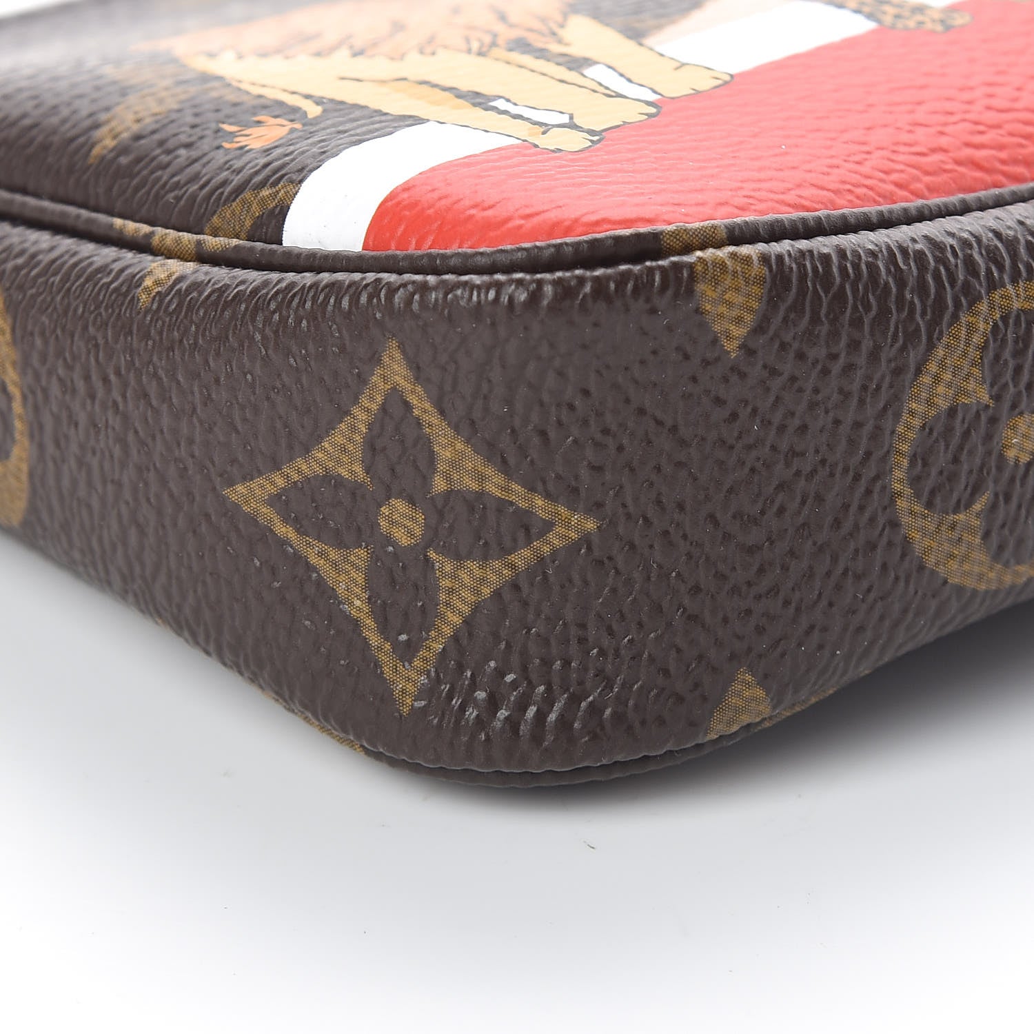 Louis Vuitton Monogram 2018 Christmas Animation Mini Cats Pochette Accessories 8 of 10