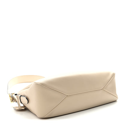 Prada Soft Calfskin Medium Aimee Shoulder Bag Travertine 4 of 10