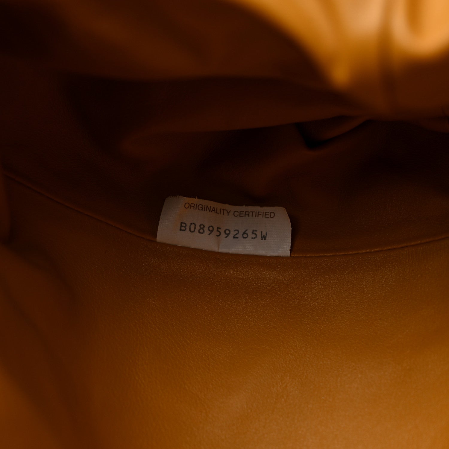 Bottega Veneta Smooth Butter Calf The Pouch Oversized Clutch Ocra 7 of 7