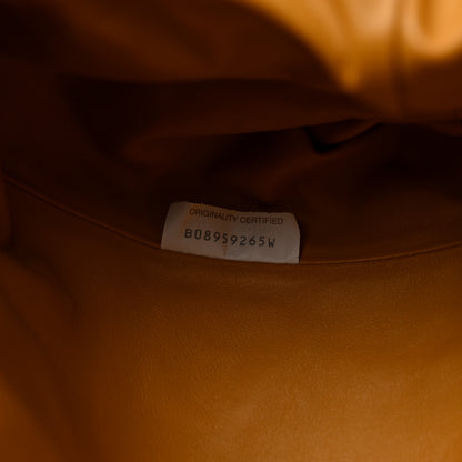 Bottega Veneta Smooth Butter Calf The Pouch Oversized Clutch Ocra 7 of 7