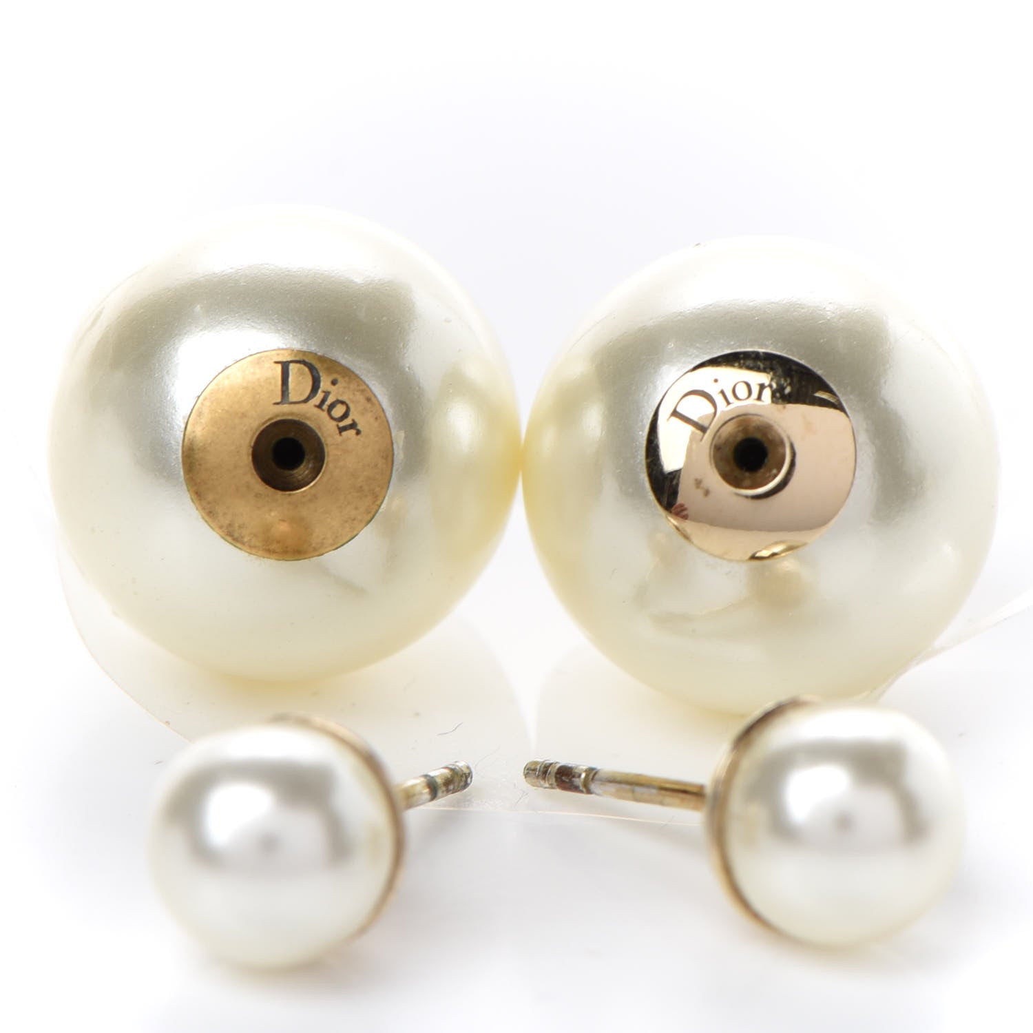 Christian Dior Pearl Mise En Dior Tribal Earrings 3 of 4