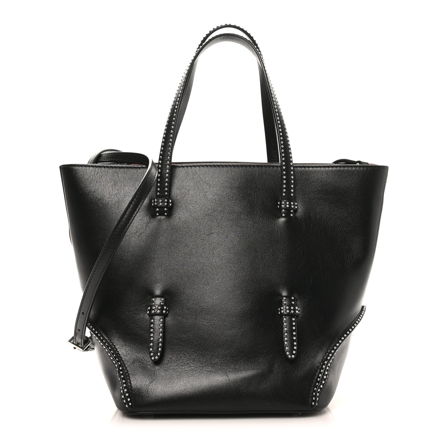 Calfskin Studded Bag Black