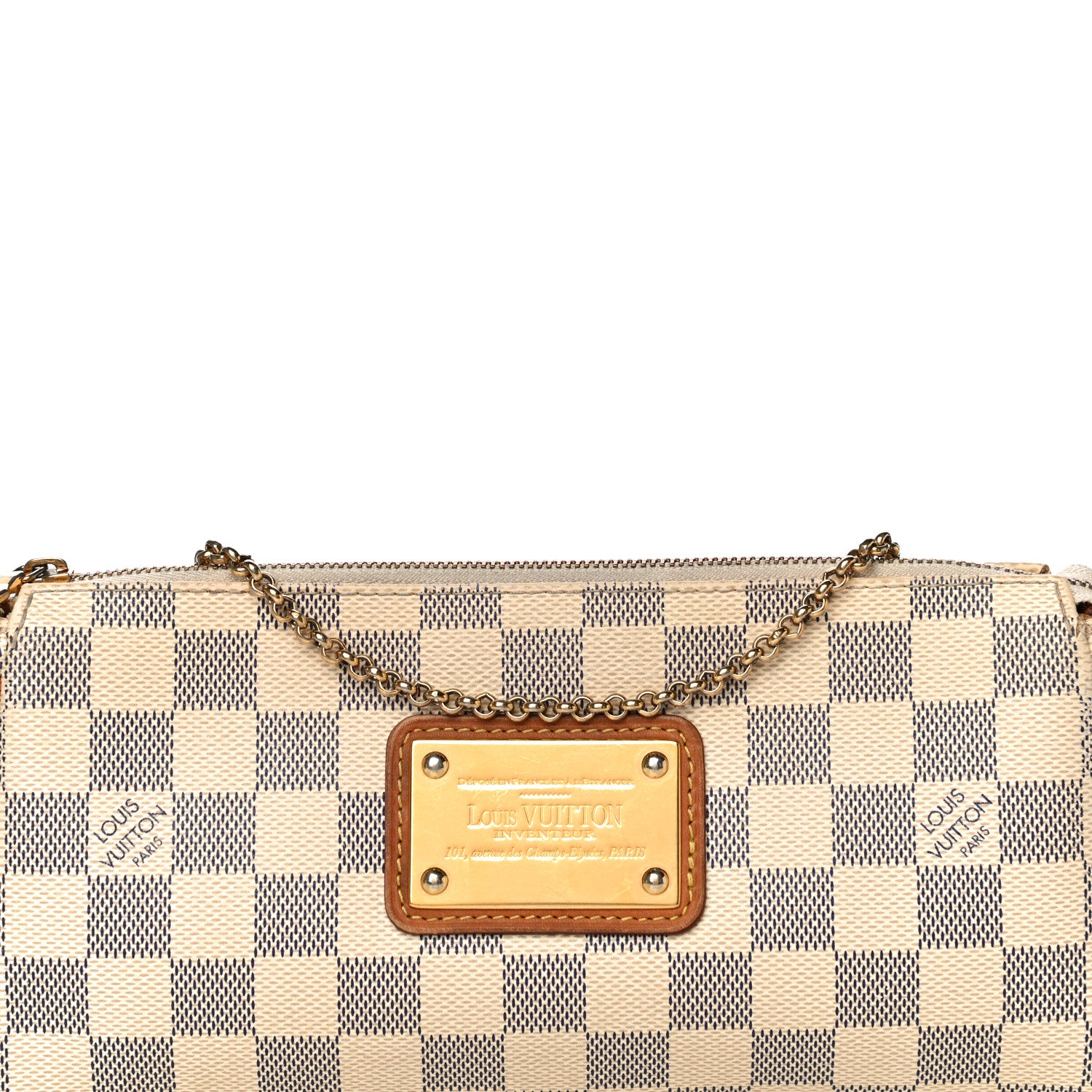 Louis Vuitton Damier Azur Eva Clutch 7 of 17