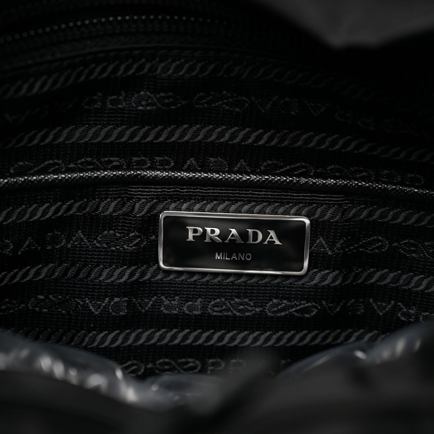 Nylon Vela Large Backpack Black