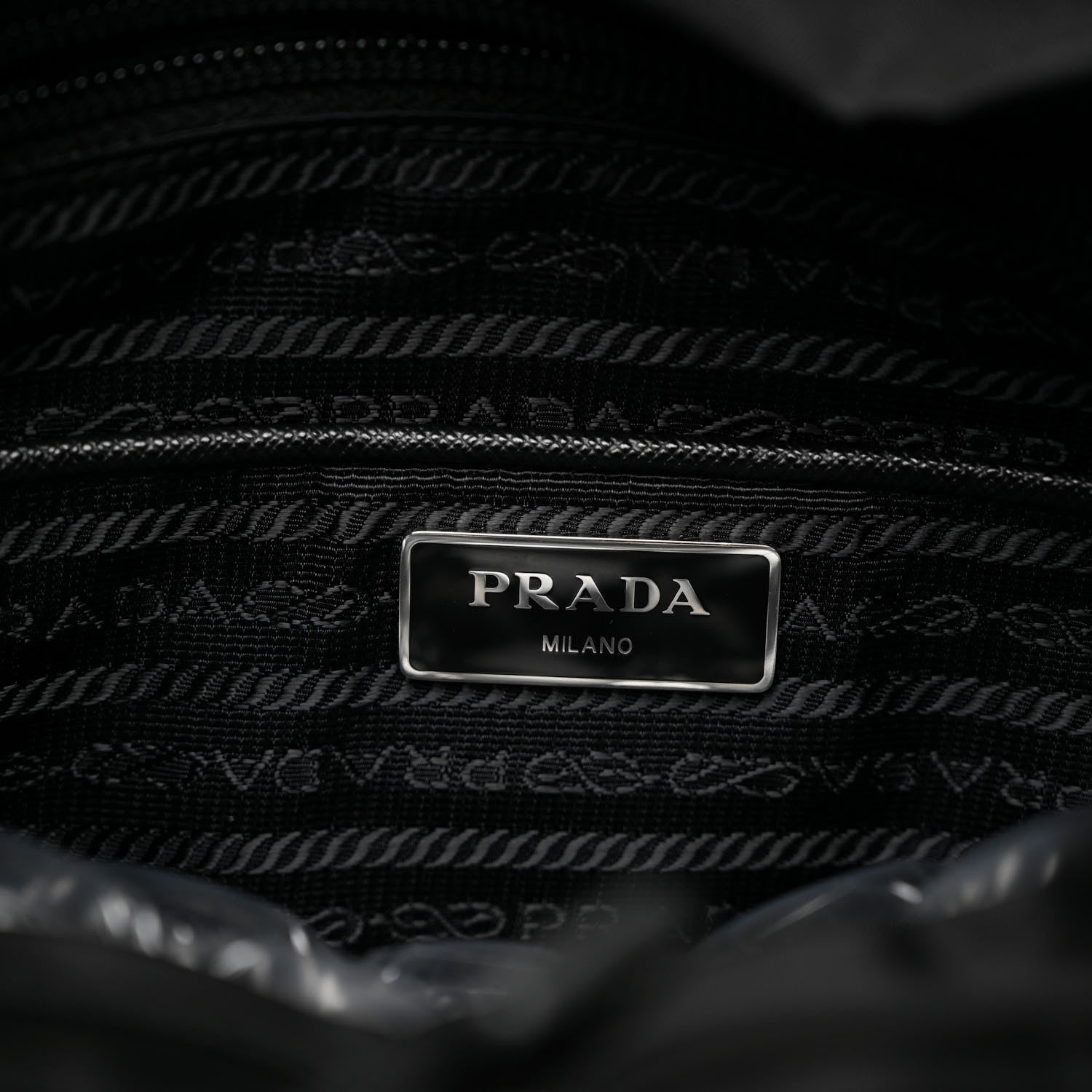 Prada Nylon Vela Large Backpack Black 6 of 10
