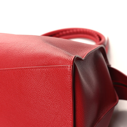 Balenciaga Grained Calfskin Neo Classic Gold Hardware Large Top Handle Bag Medium Red 12 of 12