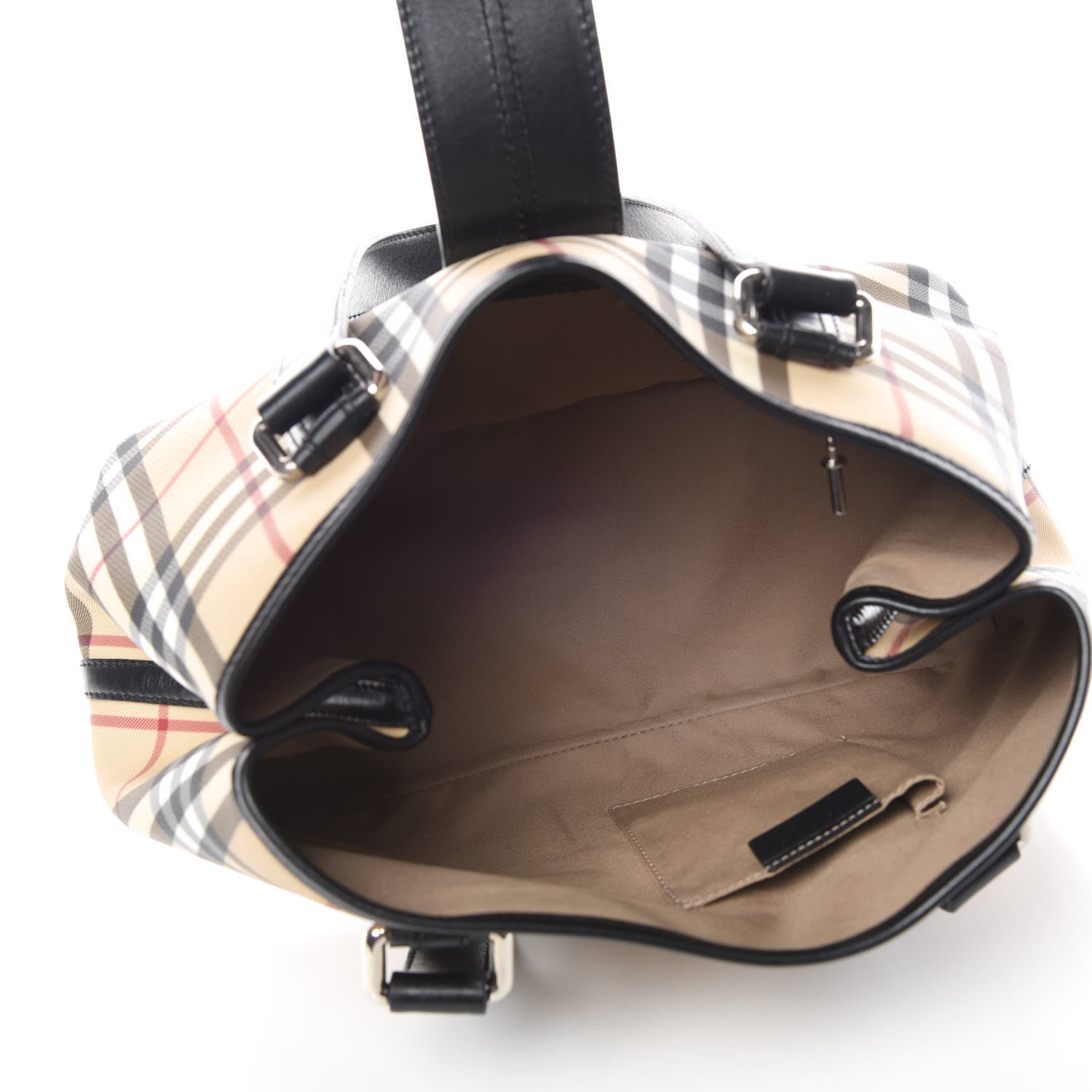 Burberry House Check Buckle Tote Black 5 of 13
