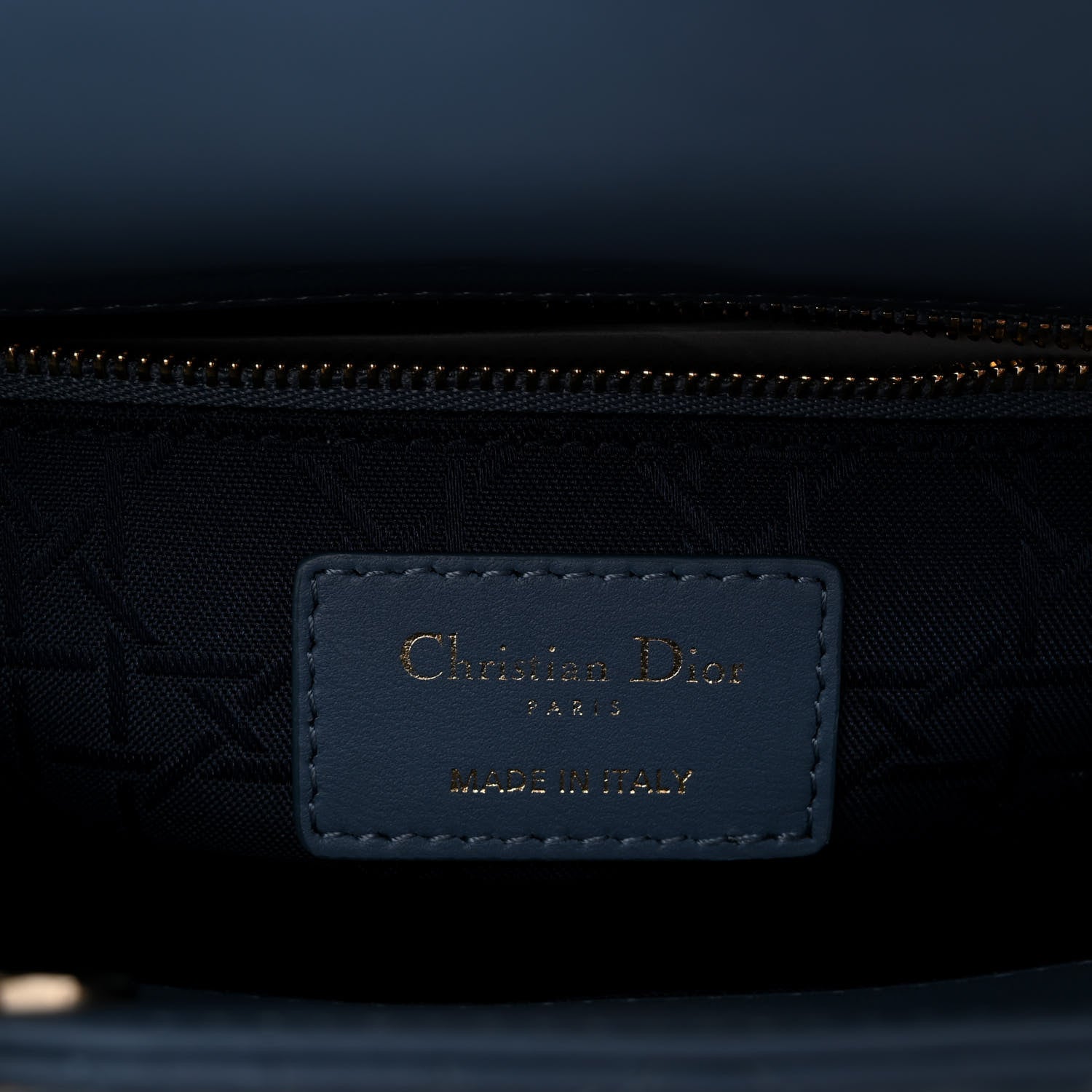 Christian Dior Lambskin Cannage Small My ABCDior Lady Dior Denim Blue 6 of 9