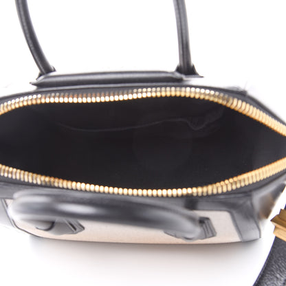 Givenchy Canvas Sugar Goatskin Striped Small Antigona Black 5 of 16