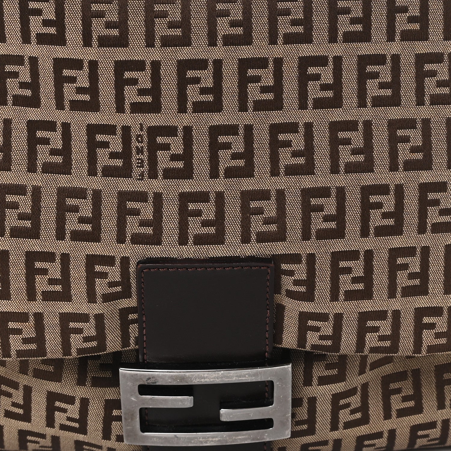 Fendi Zucchino Mama Baguette Brown 7 of 10