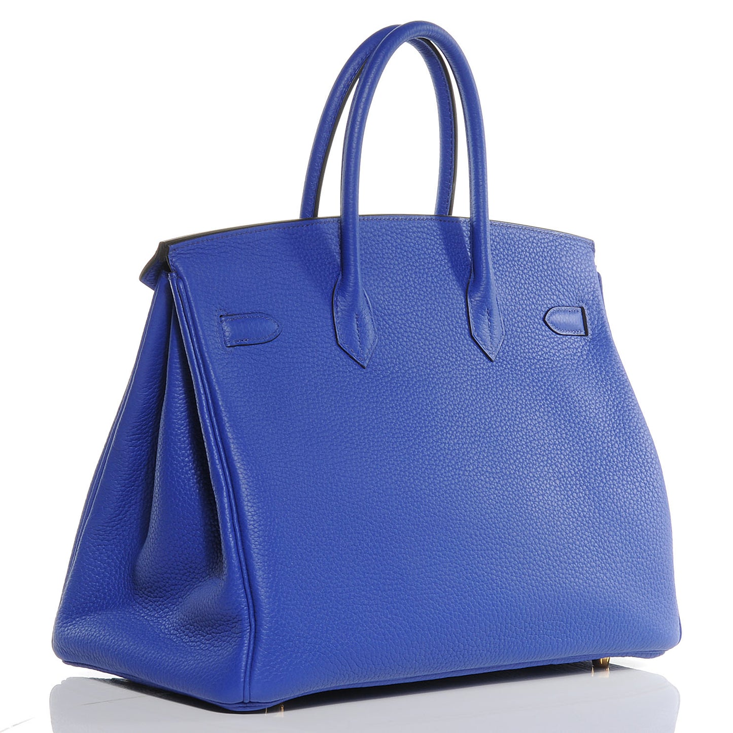 Togo Birkin 35 Bleu Electrique