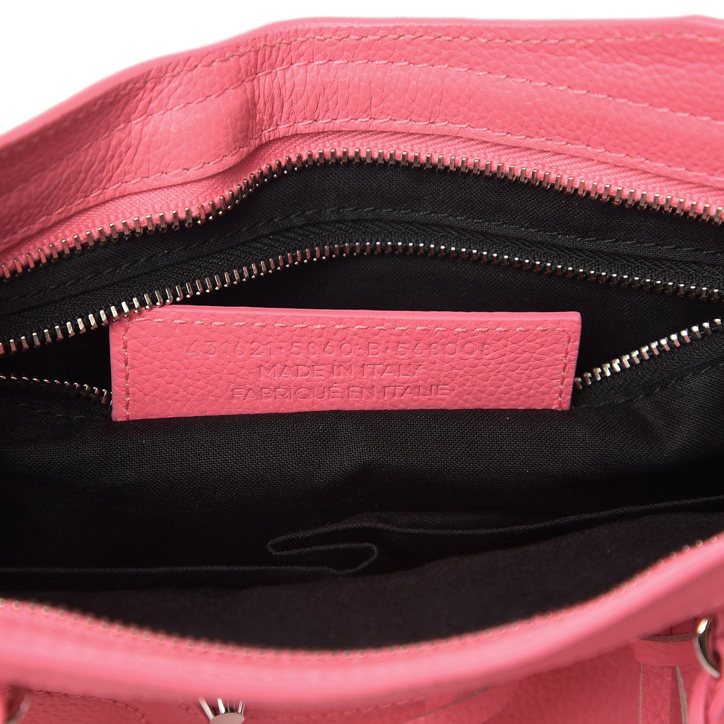 Veau Gravier Classic Silver Hardware S City Rose Dragee