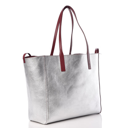 MCM Grained Calfskin Medium Reversible Wandel Tote Ruby Tan 6 of 15