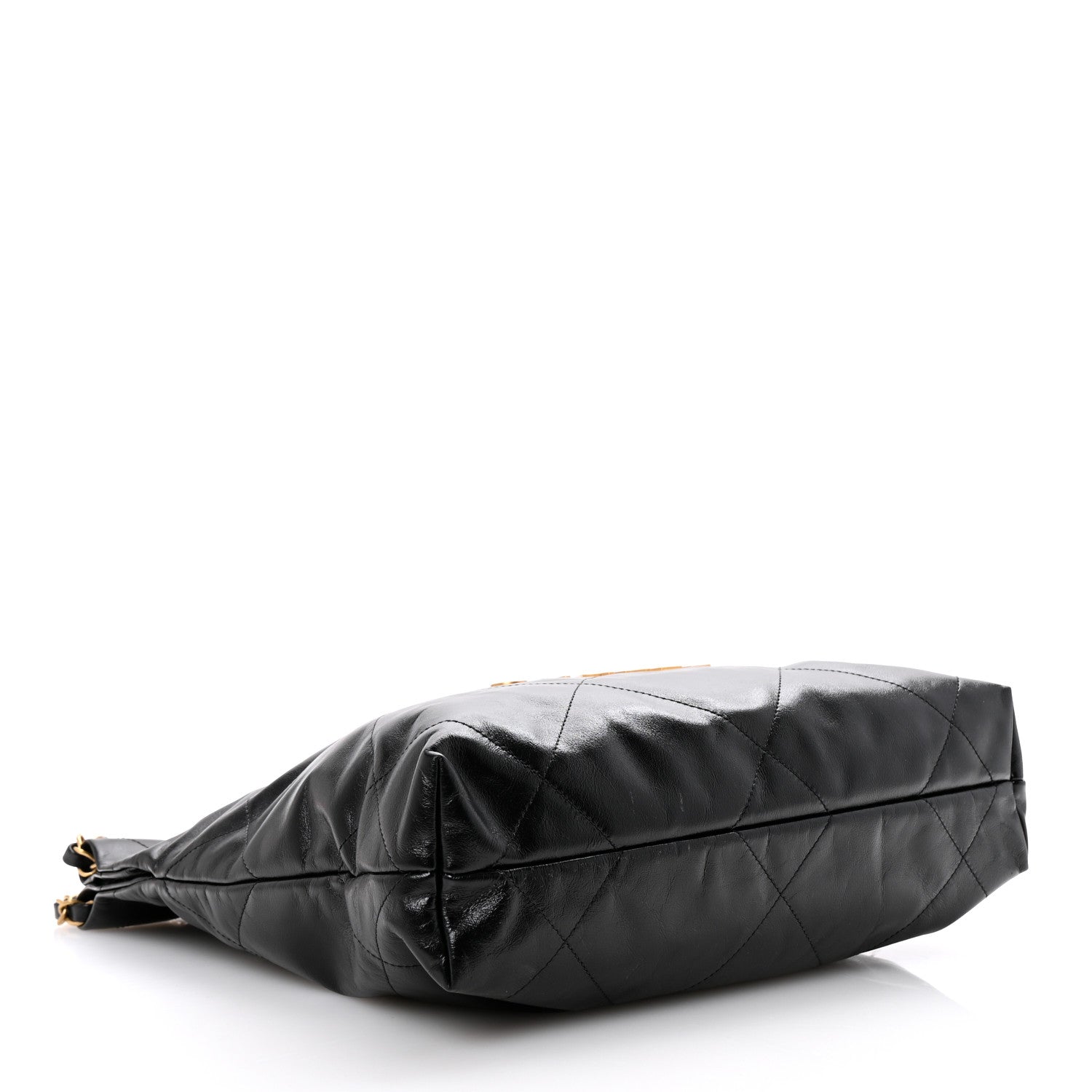 Chanel Shiny Calfskin Quilted Small Chanel 22 Black 5 of 11