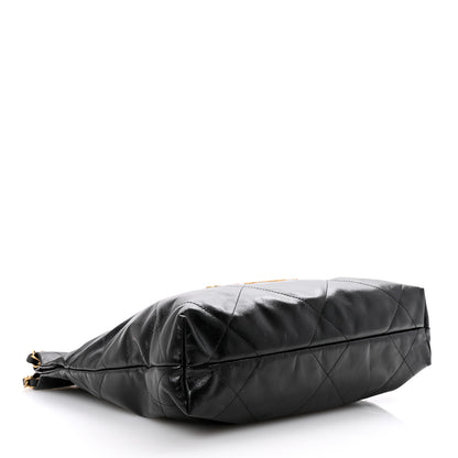 Chanel Shiny Calfskin Quilted Small Chanel 22 Black 5 of 11