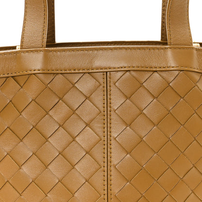 Bottega Veneta Nappa Intrecciato Small Flip Flap Tote Acorn Brass 6 of 8