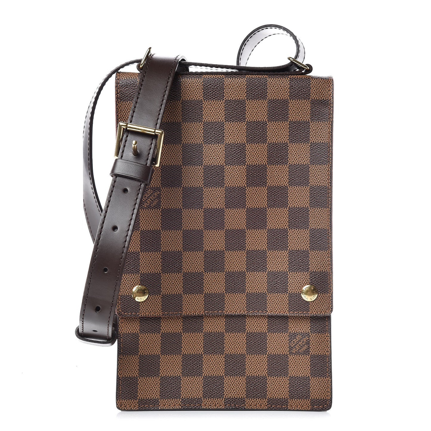 Damier Ebene Portobello Travel Shoulder Bag