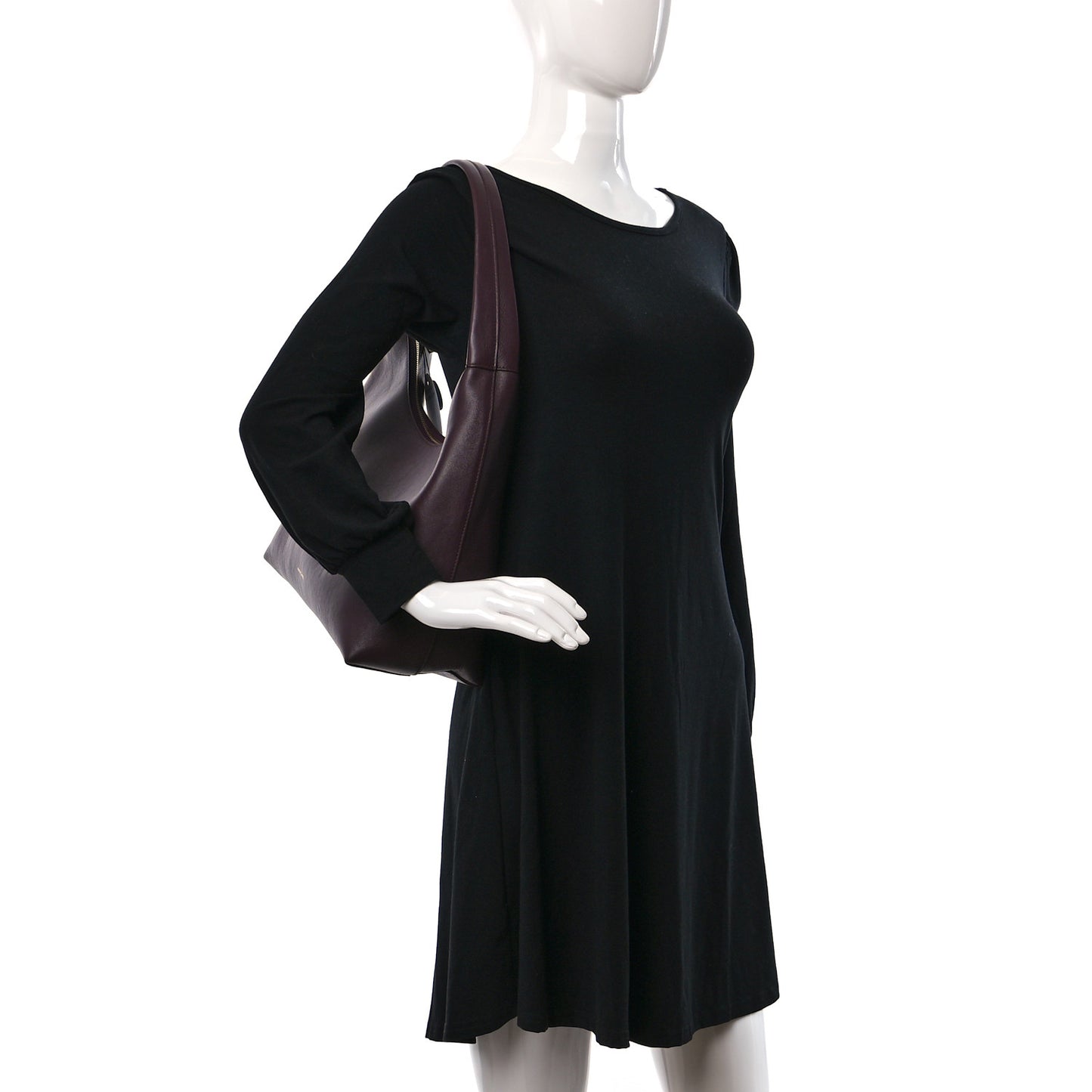 Calfskin Maxi Candy Hobo Bag Plum