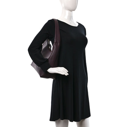 Mansur Gavriel Calfskin Maxi Candy Hobo Bag Plum 2 of 9