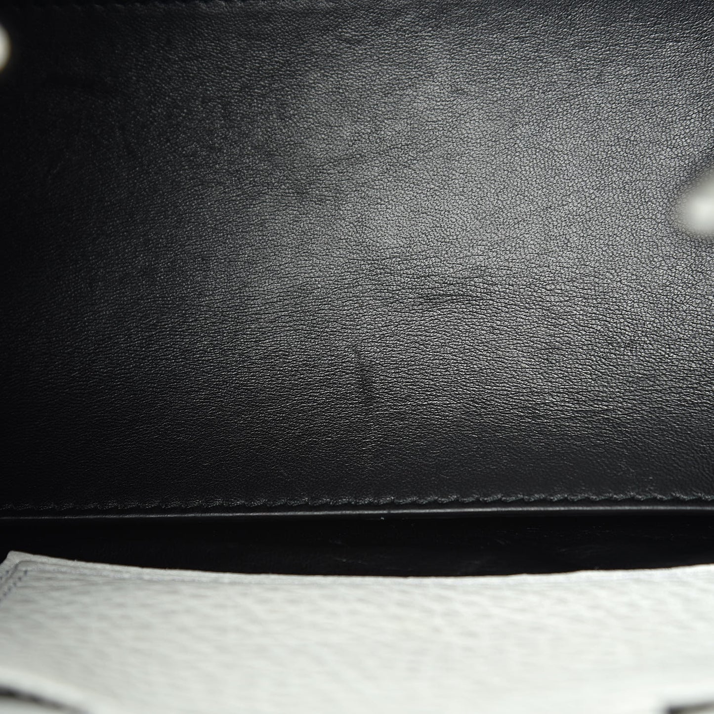 Veau Papier A6 Zip Around Tote White Black