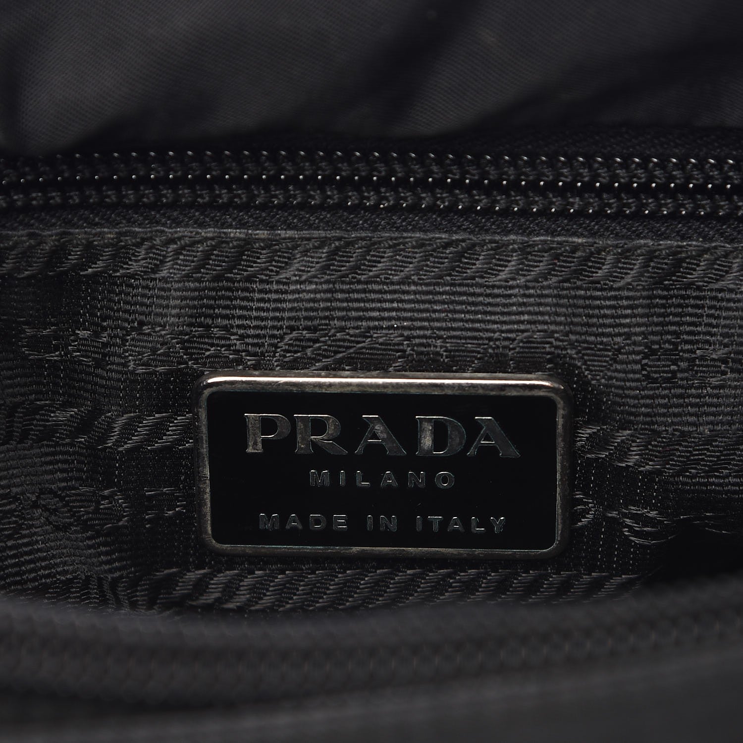 Prada Tessuto Nylon Shoulder Bag Nero Black 7 of 7