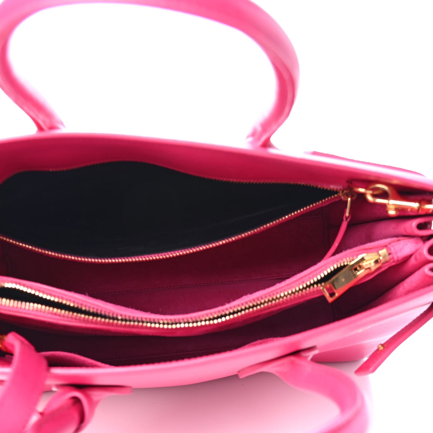 Calfskin Small Sac De Jour Lipstick Fuchsia