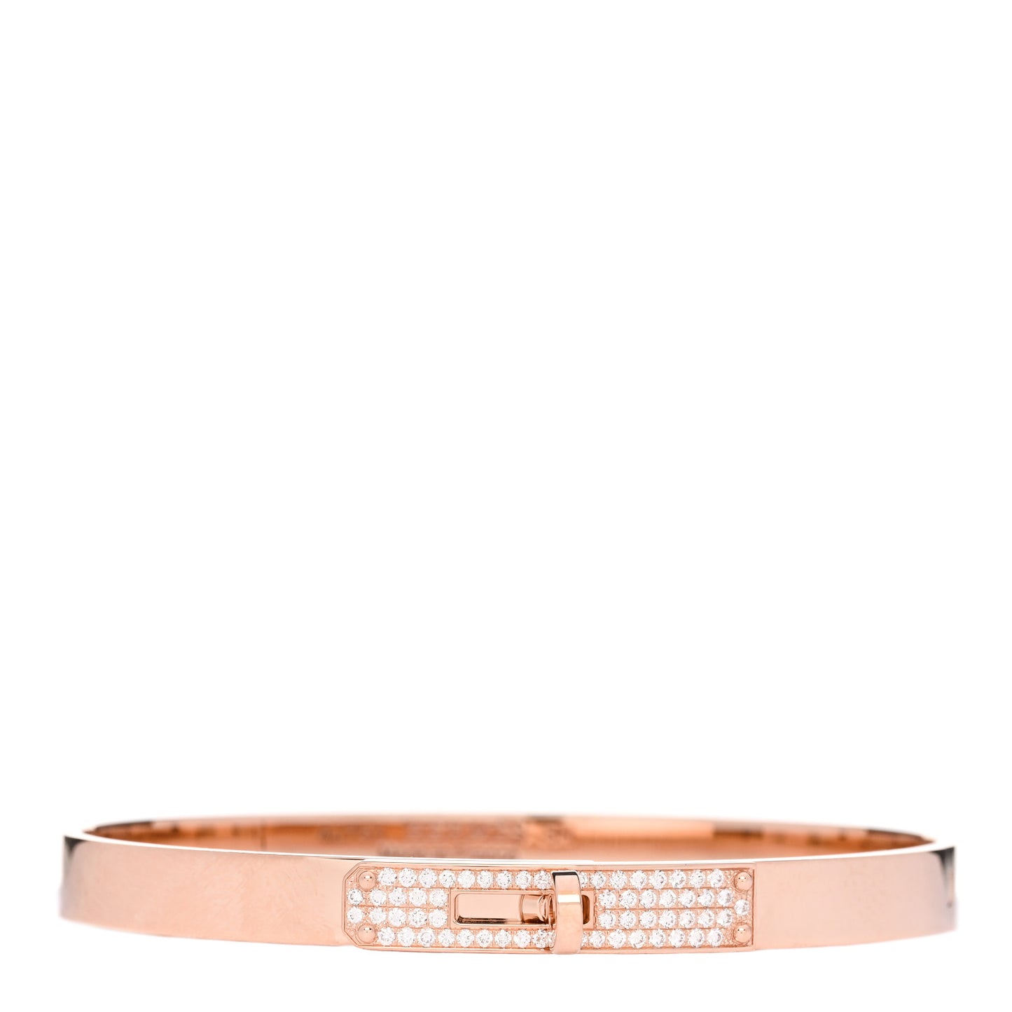 18K Rose Gold Diamond PM Kelly Pave Bracelet SH