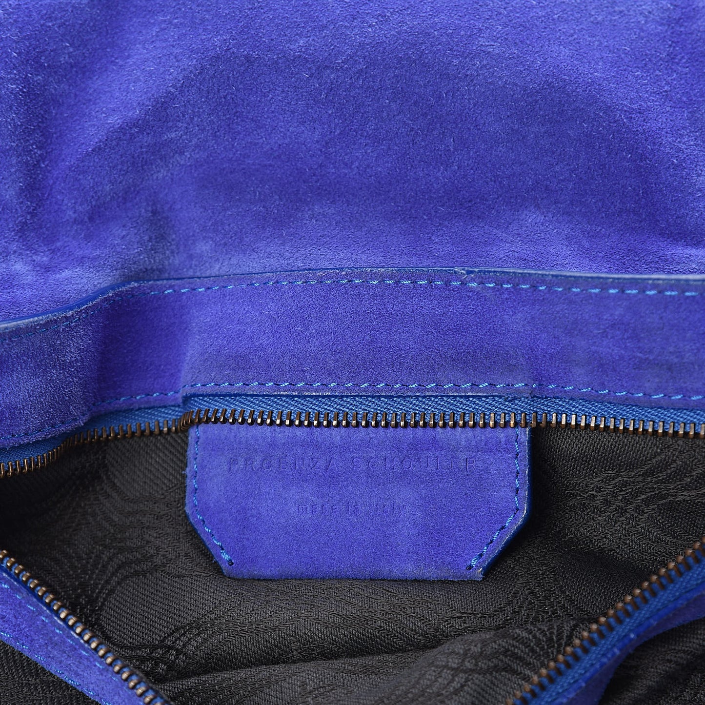 Suede Medium PS1 Satchel Royal Blue