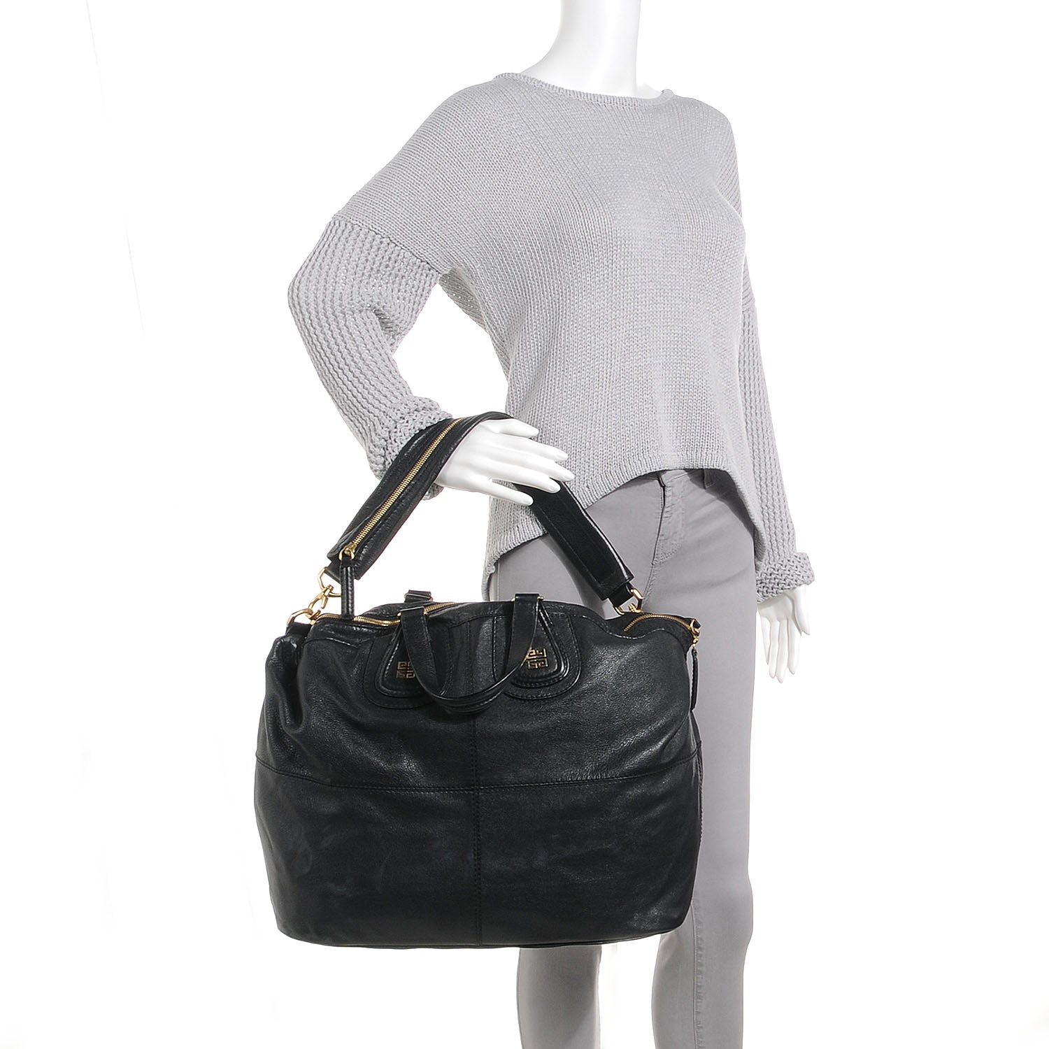 Givenchy Calfskin Large Nightingale Black 2 of 9