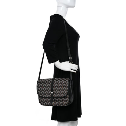 Goyard Goyardine Belvedere II MM Messenger Bag Black 2 of 9