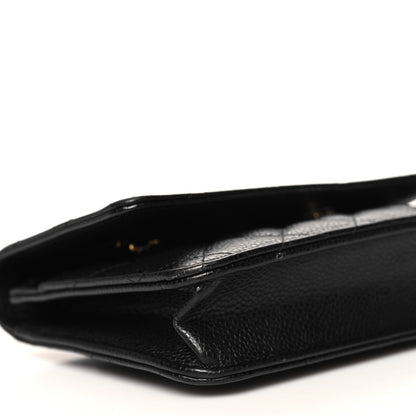 Chanel Caviar Quilted Wallet on Chain WOC Black 10 of 13