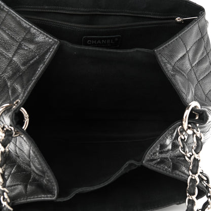 Chanel Caviar Quilted Timeless Accordion Flap Black 7 of 12