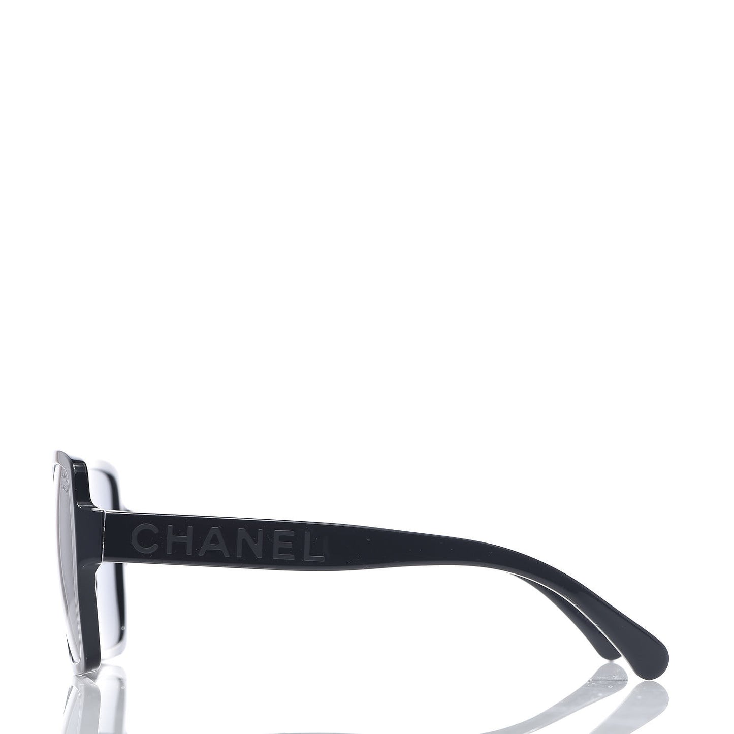 Acetate Polarized Square Sunglasses 5408 Black