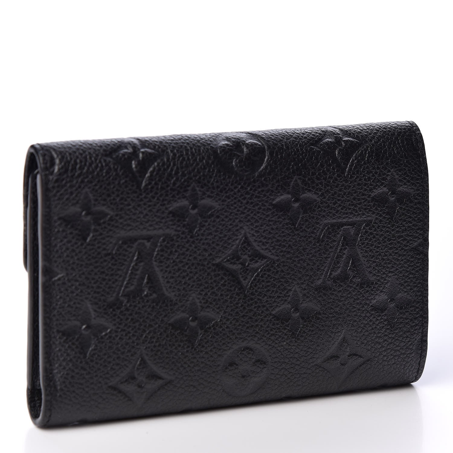 Louis Vuitton Empreinte Compact Curieuse Wallet Black 2 of 8