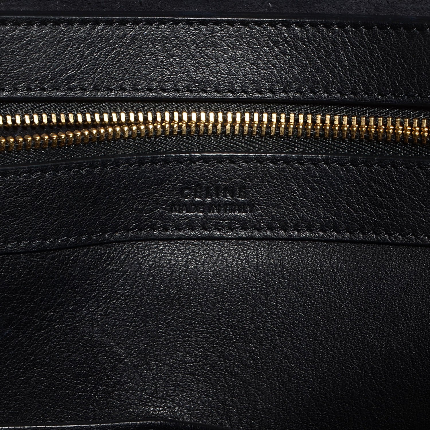 Celine Soft Grained Calfskin Small Cabas Phantom Black 6 of 8
