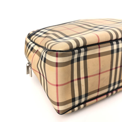 Burberry Canvas House Check Top Handle Bag 8 of 12
