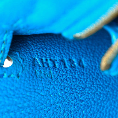 Hermes Chevre Mysore Kelly Sellier 25 Bleu Zanzibar 7 of 12