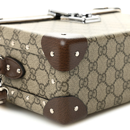 Gucci GG Supreme Monogram Globe-Trotter Beauty Case Brown 9 of 10