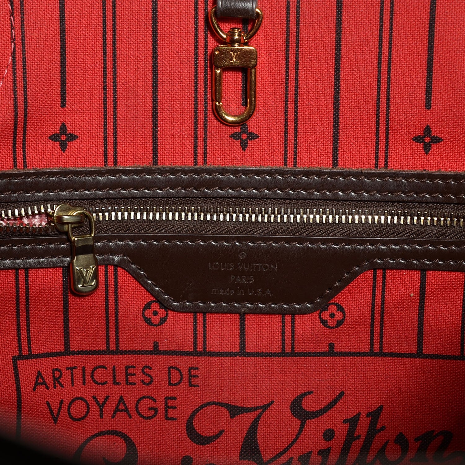 Louis Vuitton Damier Ebene Neverfull MM 6 of 7
