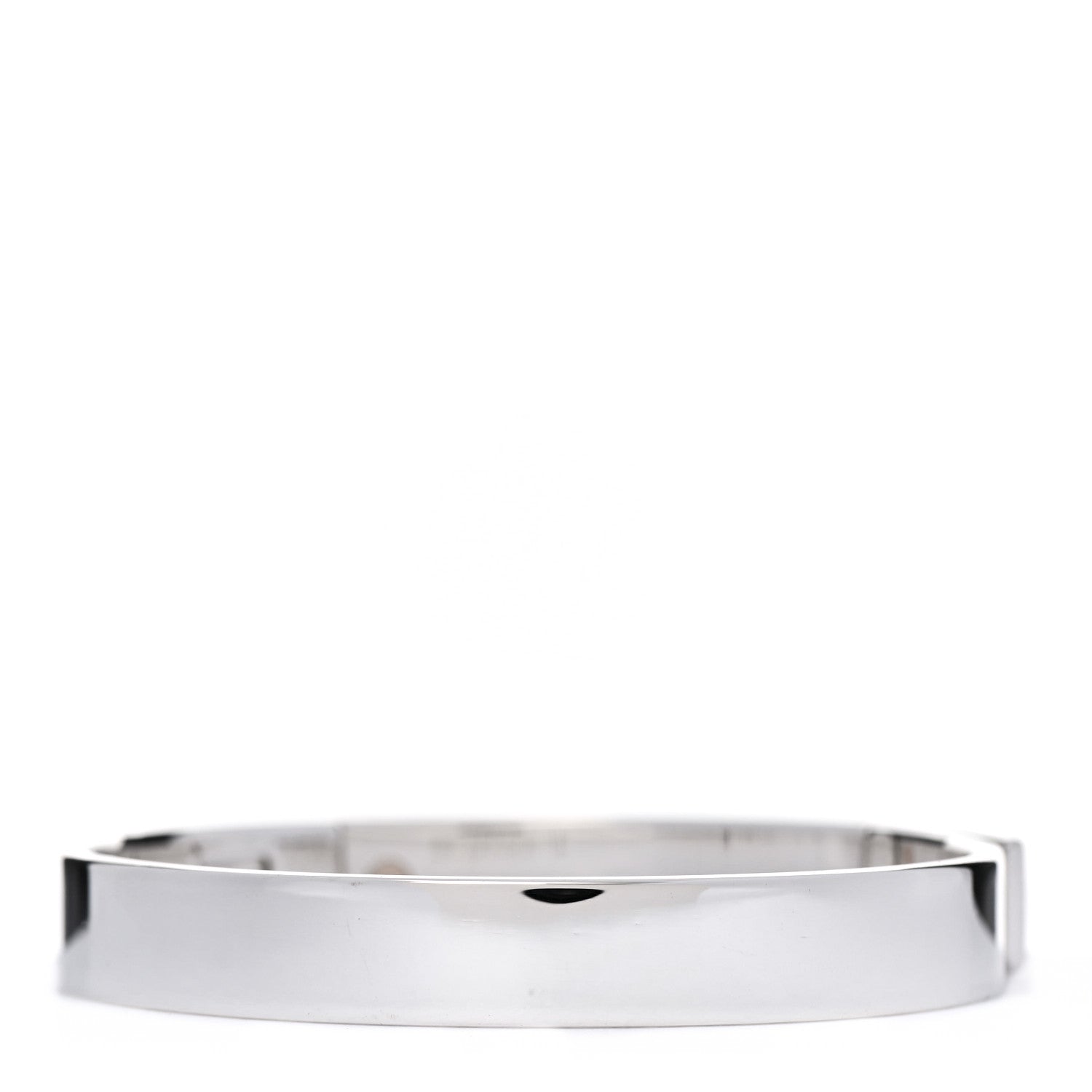 Hermes Sterling Silver 18K Rose Gold PM Collier De Chien Bracelet ST 3 of 4