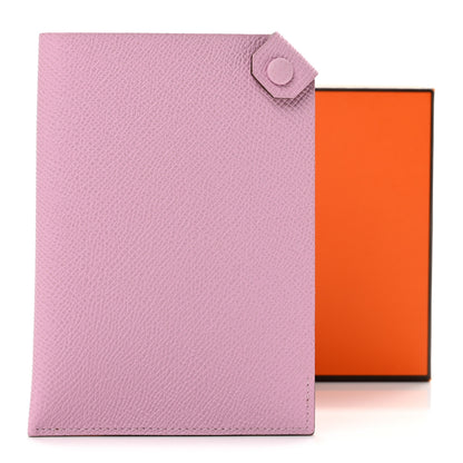 Hermes Epsom Tarmac PM Passport Holder Mauve Sylvestre 8 of 8