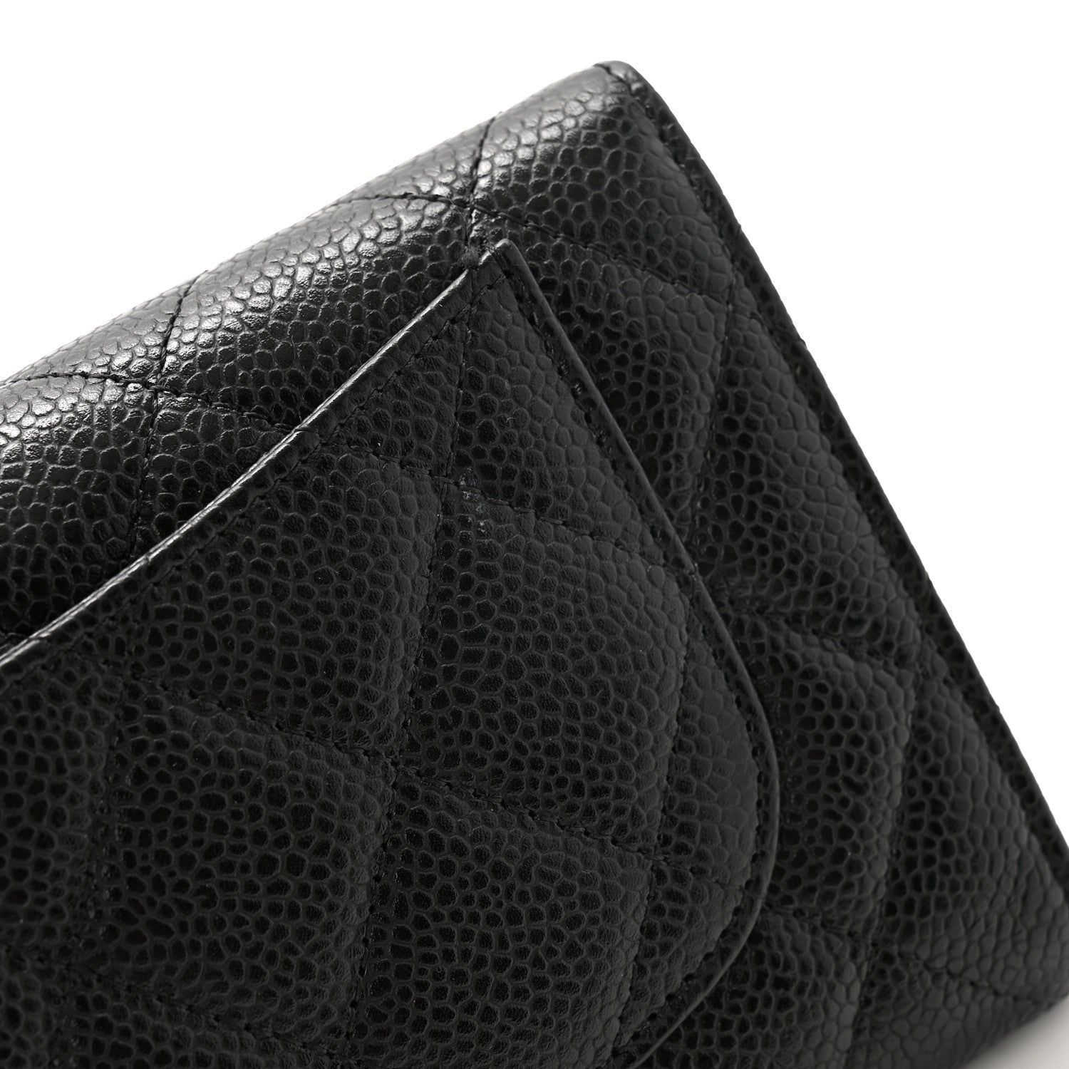 Chanel Caviar Quilted Large Flap Wallet Black 9 of 10