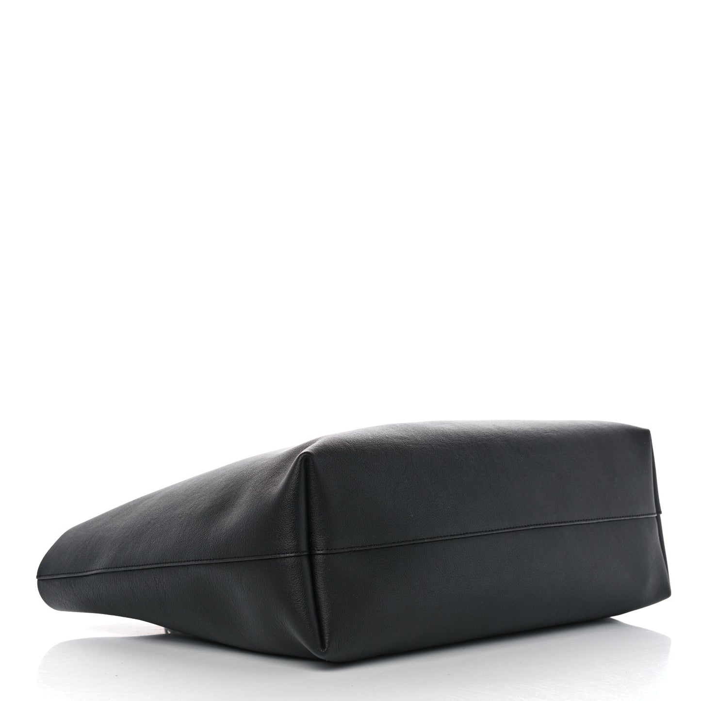 Calfskin Large Shopping Tote Black