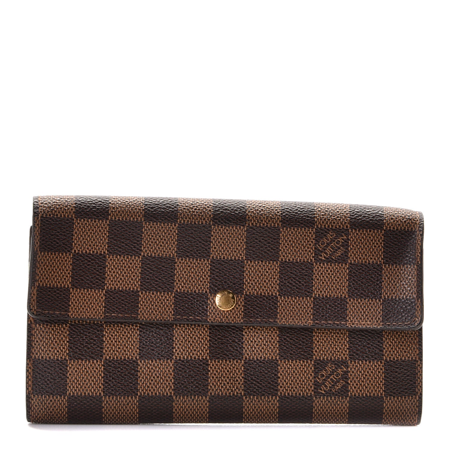 Louis Vuitton Damier Ebene Sarah Wallet 1 of 8