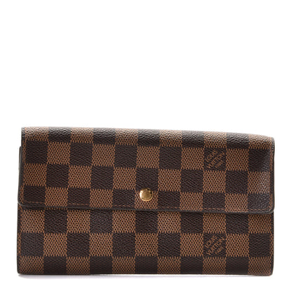 Louis Vuitton Damier Ebene Sarah Wallet 1 of 8