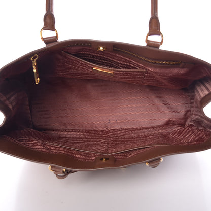 Prada Saffiano Vernice Large Tote Dark Rose 5 of 15