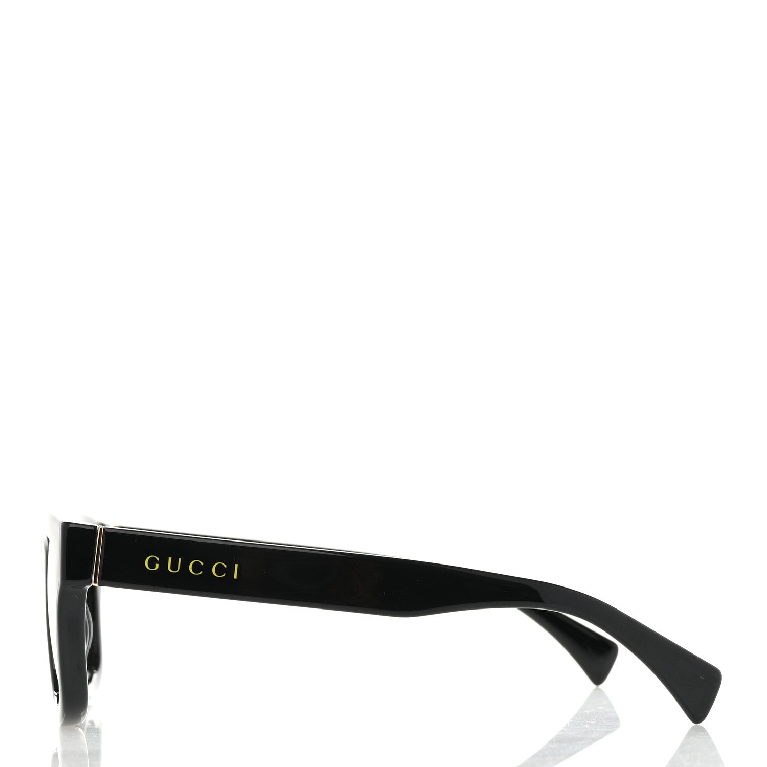 Gucci Polarized Square Frame Web Sunglasses GG1135S Black 3 of 7